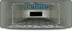 Air Duct Before Cleaning