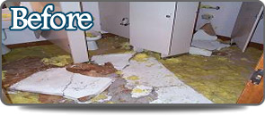 Water Damage Before Cleaning